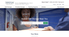 Desktop Screenshot of depotium.com
